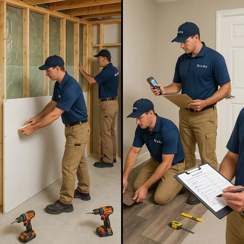 Repairs and Reconstruction process in Toulon, IL